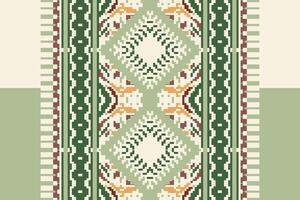 Dupatta pattern Seamless Australian aboriginal pattern Motif embroidery, Pixel Ikat embroidery Design for Print border embroidery ancient egypt vector