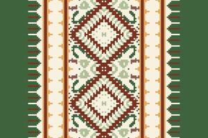 Dupatta pattern Seamless Australian aboriginal pattern Motif embroidery, Pixel Ikat embroidery Design for Print scandinavian pattern saree ethnic nativity gypsy pattern vector