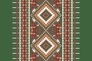 Dupatta pattern Seamless Australian aboriginal pattern Motif embroidery, Pixel Ikat embroidery Design for Print pattern vintage flower folk navajo patchwork pattern vector