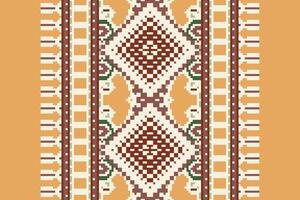 Dupatta pattern Seamless Australian aboriginal pattern Motif embroidery, Pixel Ikat embroidery Design for Print figure tribal ink on cloth patola sari vector