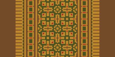 Motif folklore pattern Seamless Mughal architecture Motif embroidery, Pixel Ikat embroidery Design for Print scarf hijab pattern kerchief Pixel Ikat Silk kurti model mughal patterns vector