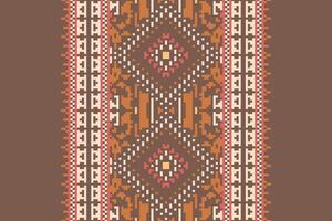 Dupatta pattern Seamless Mughal architecture Motif embroidery, Pixel Ikat embroidery Design for Print scarf hijab pattern kerchief Pixel Ikat Silk kurti model mughal patterns vector