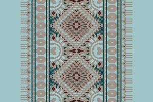 Dupatta pattern Seamless Mughal architecture Motif embroidery, Pixel Ikat embroidery Design for Print border embroidery ancient egypt vector