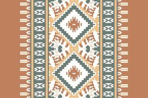 Dupatta pattern Seamless Scandinavian pattern Motif embroidery, Pixel Ikat embroidery Design for Print indonesian batik motif embroidery native american kurta mughal design vector