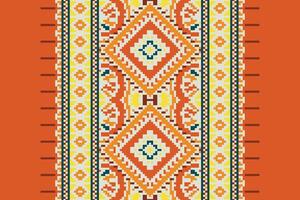 Dupatta pattern Seamless Scandinavian pattern Motif embroidery, Pixel Ikat embroidery Design for Print lace pattern turkish ceramic ancient egypt art jacquard pattern vector