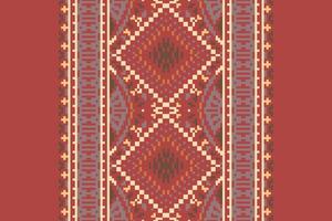 Ancient patterns Seamless Native American, Motif embroidery, Pixel Ikat embroidery Design for Print tie dyeing pillowcase sambal puri kurti mughal architecture vector