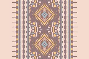 Ancient patterns Seamless Bandana print silk Motif embroidery, Pixel Ikat embroidery Design for Print scarf hijab pattern kerchief Pixel Ikat Silk kurti model mughal patterns vector