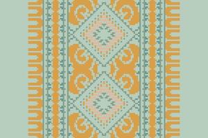 Ancient patterns Seamless Australian aboriginal pattern Motif embroidery, Pixel Ikat embroidery Design for Print Texture fabric saree sari carpet. kurta patola saree vector
