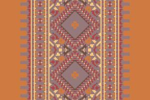 Ancient patterns Seamless Bandana print silk Motif embroidery, Pixel Ikat embroidery Design for Print indigenous art aboriginal art pattern floral kurti mughal border vector
