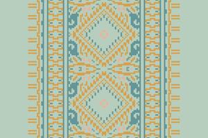 Ancient patterns Seamless Australian aboriginal pattern Motif embroidery, Pixel Ikat embroidery Design for Print endless arabesque cloth dupatta shawl bandana print silk kurta men vector