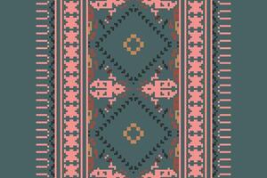 Ancient patterns Seamless Australian aboriginal pattern Motif embroidery, Pixel Ikat embroidery Design for Print figure tribal ink on cloth patola sari vector