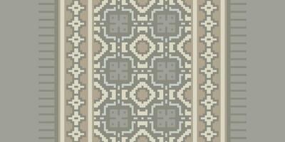 Baroque pattern Seamless Mughal architecture Motif embroidery, Pixel Ikat embroidery Design for Print indigenous art aboriginal art pattern floral kurti mughal border vector