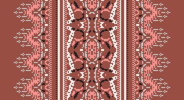 Ancient patterns Seamless Scandinavian pattern Motif embroidery, Pixel Ikat embroidery Design for Print indonesian batik motif embroidery native american kurta mughal design vector