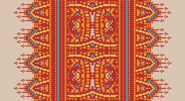 Ancient patterns Seamless Mughal architecture Motif embroidery, Pixel Ikat embroidery Design for Print australian curtain pattern geometric pillow model kurti mughal flowers vector