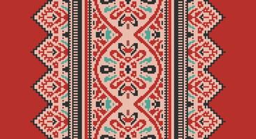 Ancient patterns Seamless Scandinavian pattern Motif embroidery, Pixel Ikat embroidery Design for Print tie dyeing pillowcase sambal puri kurti mughal architecture vector