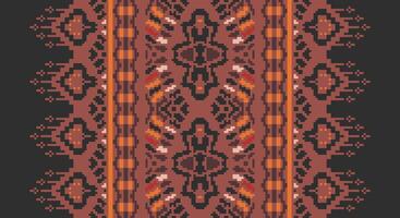 Ancient patterns Seamless Scandinavian pattern Motif embroidery, Pixel Ikat embroidery Design for Print tapestry floral kimono repeat pattern lacing spanish motif vector