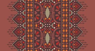 Ancient patterns Seamless Scandinavian pattern Motif embroidery, Pixel Ikat embroidery Design for Print jacquard slavic pattern folklore pattern kente arabesque vector