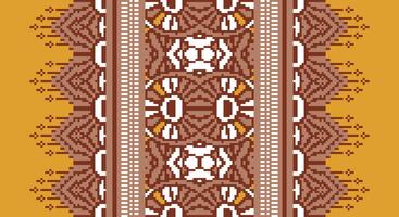 Ancient patterns Seamless Scandinavian pattern Motif embroidery, Pixel Ikat embroidery Design for Print egyptian pattern tibetan mandala bandanna vector