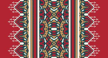 Bukhara pattern Seamless Australian aboriginal pattern Motif embroidery, Pixel Ikat embroidery Design for Print Texture fabric saree sari carpet. kurta patola saree vector