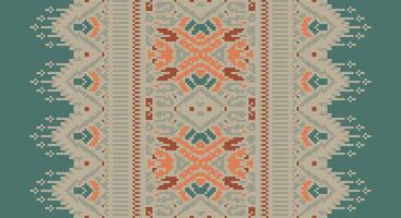 Bukhara pattern Seamless Australian aboriginal pattern Motif embroidery, Pixel Ikat embroidery Design for Print tapestry floral kimono repeat pattern lacing spanish motif vector