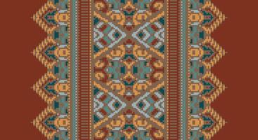 Bukhara pattern Seamless Mughal architecture Motif embroidery, Pixel Ikat embroidery Design for Print lace pattern turkish ceramic ancient egypt art jacquard pattern vector
