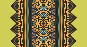 Bukhara pattern Seamless Scandinavian pattern Motif embroidery, Pixel Ikat embroidery Design for Print australian curtain pattern geometric pillow model kurti mughal flowers vector