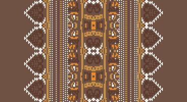Bukhara pattern Seamless Mughal architecture Motif embroidery, Pixel Ikat embroidery Design for Print jacquard slavic pattern folklore pattern kente arabesque vector