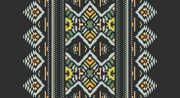 Bukhara pattern Seamless Scandinavian pattern Motif embroidery, Pixel Ikat embroidery Design for Print indonesian batik motif embroidery native american kurta mughal design vector
