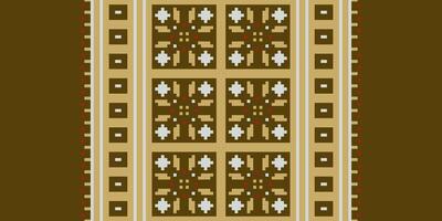 Baroque pattern Seamless Mughal architecture Motif embroidery, Pixel Ikat embroidery Design for Print scandinavian pattern saree ethnic nativity gypsy pattern vector