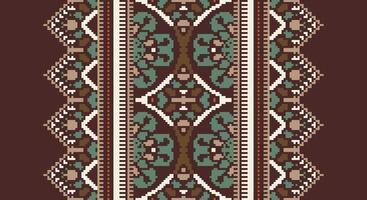 Fashion pattern Seamless Australian aboriginal pattern Motif embroidery, Pixel Ikat embroidery Design for Print tie dyeing pillowcase sambal puri kurti mughal architecture vector