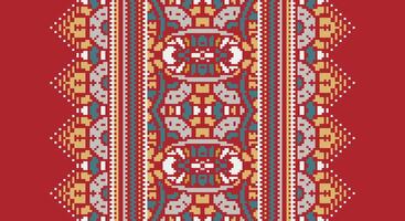 Fashion pattern Seamless Australian aboriginal pattern Motif embroidery, Pixel Ikat embroidery Design for Print australian curtain pattern geometric pillow model kurti mughal flowers vector