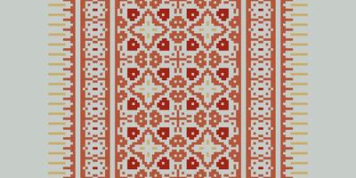 Baroque pattern Seamless Scandinavian pattern Motif embroidery, Pixel Ikat embroidery Design for Print scarf hijab pattern kerchief Pixel Ikat Silk kurti model mughal patterns vector