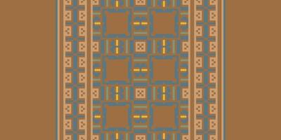 Baroque pattern Seamless Scandinavian pattern Motif embroidery, Pixel Ikat embroidery Design for Print indigenous art aboriginal art pattern floral kurti mughal border vector