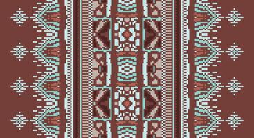 Fashion pattern Seamless Mughal architecture Motif embroidery, Pixel Ikat embroidery Design for Print tie dyeing pillowcase sambal puri kurti mughal architecture vector