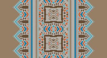 Fashion pattern Seamless Scandinavian pattern Motif embroidery, Pixel Ikat embroidery Design for Print tie dyeing pillowcase sambal puri kurti mughal architecture vector
