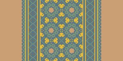Baroque pattern Seamless Scandinavian pattern Motif embroidery, Pixel Ikat embroidery Design for Print australian curtain pattern geometric pillow model kurti mughal flowers vector