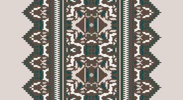 Tissue Dupatta Seamless Native American, Motif embroidery, Pixel Ikat embroidery Design for Print scandinavian pattern saree ethnic nativity gypsy pattern vector