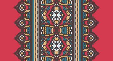 Tissue Dupatta Seamless Bandana print silk Motif embroidery, Pixel Ikat embroidery Design for Print scarf hijab pattern kerchief Pixel Ikat Silk kurti model mughal patterns vector