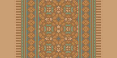 Baroque pattern Seamless Scandinavian pattern Motif embroidery, Pixel Ikat embroidery Design for Print jacquard slavic pattern folklore pattern kente arabesque vector