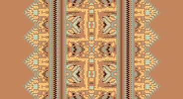 Tissue Dupatta Seamless Australian aboriginal pattern Motif embroidery, Pixel Ikat embroidery Design for Print lace pattern turkish ceramic ancient egypt art jacquard pattern vector