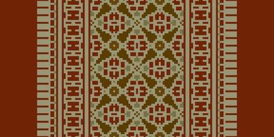 Motif folklore pattern Seamless Mughal architecture Motif embroidery, Pixel Ikat embroidery Design for Print kurta pattern mughal motifs tapestry pattern floral repeat vector