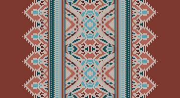 Tissue Dupatta Seamless Mughal architecture Motif embroidery, Pixel Ikat embroidery Design for Print lace pattern turkish ceramic ancient egypt art jacquard pattern vector