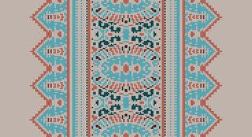 Tissue Dupatta Seamless Mughal architecture Motif embroidery, Pixel Ikat embroidery Design for Print kurta pattern mughal motifs tapestry pattern floral repeat vector