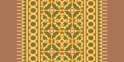 Baroque pattern Seamless Scandinavian pattern Motif embroidery, Pixel Ikat embroidery Design for Print scandinavian pattern saree ethnic nativity gypsy pattern vector