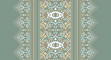 Peruvian pattern Seamless Native American, Motif embroidery, Pixel Ikat embroidery Design for Print scarf hijab pattern kerchief Pixel Ikat Silk kurti model mughal patterns vector