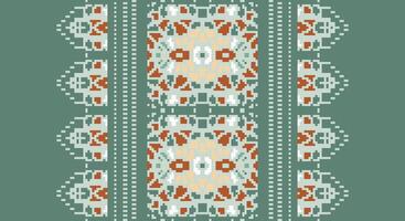 Peruvian pattern Seamless Native American, Motif embroidery, Pixel Ikat embroidery Design for Print kurta pattern mughal motifs tapestry pattern floral repeat vector