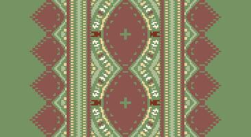 Peruvian pattern Seamless Native American, Motif embroidery, Pixel Ikat embroidery Design for Print pattern vintage flower folk navajo patchwork pattern vector