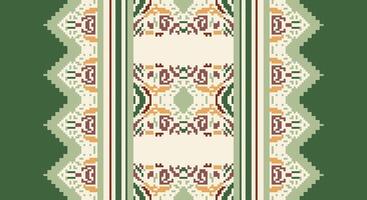 Peruvian pattern Seamless Bandana print silk Motif embroidery, Pixel Ikat embroidery Design for Print pattern vintage flower folk navajo patchwork pattern vector