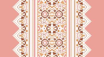 Peruvian pattern Seamless Bandana print silk Motif embroidery, Pixel Ikat embroidery Design for Print australian curtain pattern geometric pillow model kurti mughal flowers vector