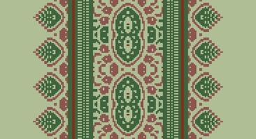 Peruvian pattern Seamless Bandana print silk Motif embroidery, Pixel Ikat embroidery Design for Print jacquard slavic pattern folklore pattern kente arabesque vector